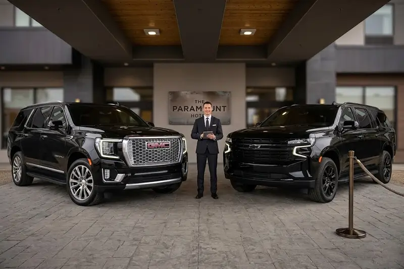 Private luxury transfer from Edmonton to Jasper Park Lodge and Banff Springs